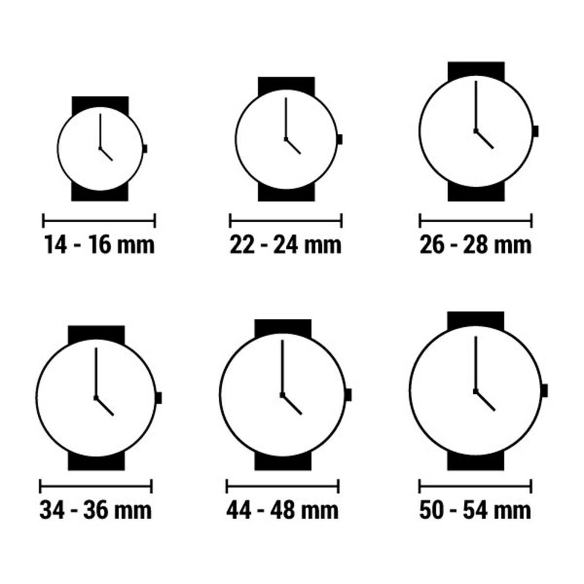 Men's Watch D1 Milano DEEP BLACK (Ø 43,5 mm)