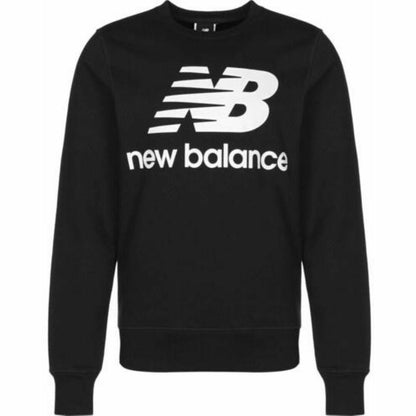 Herren Sweater ohne Kapuze New Balance MT03560 Schwarz