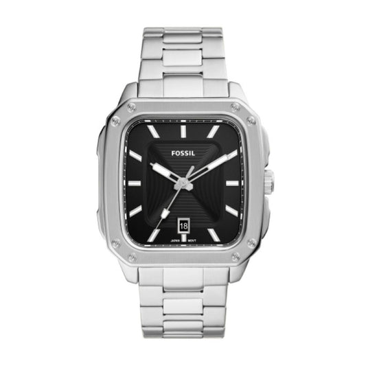 Men's Watch Fossil FS5933 Black Silver