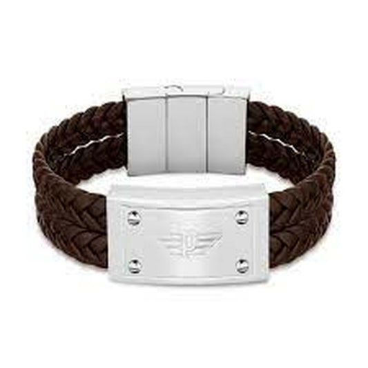 Men's Bracelet Police PEAGB2214604 Leather 19 cm