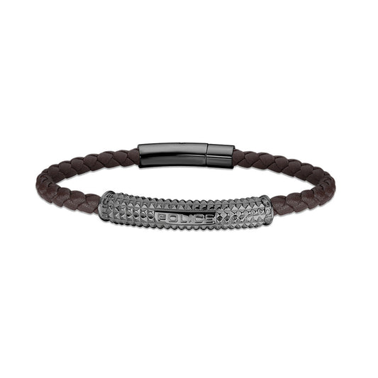 Men's Bracelet Police PEAGB2214903 Leather 19 cm