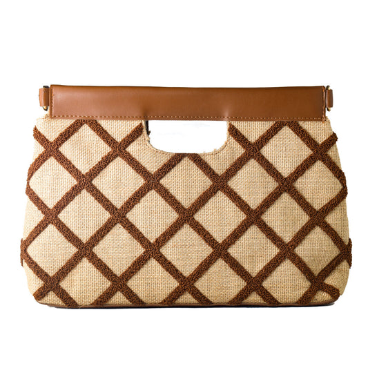 Women's Handbag Laura Ashley VALETTA-QUILTED-TAN Brown 30 x 20 x 9 cm